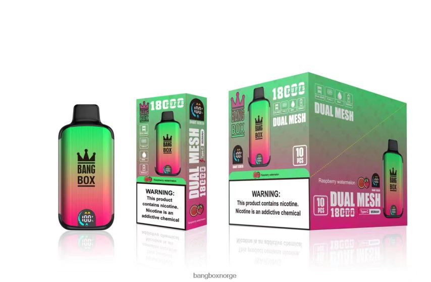 Bang Box Norge HRX44897 bringebær vannmelon | Bang Box 18000 drag
