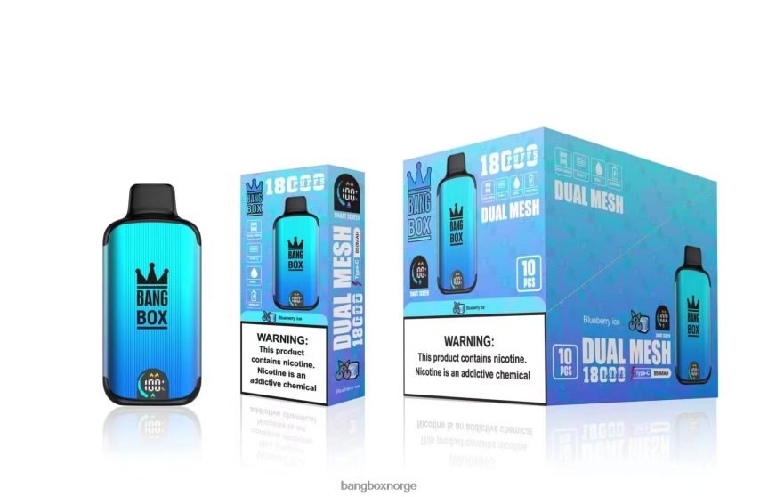 Bang Box Vape HRX44890 blåbæris | Bang Box 18000 drag