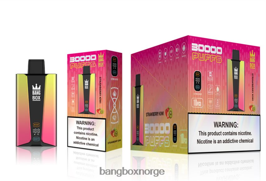 Bang Box Oslo HRX44874 jordbær kiwi | Bang Box 30000 puffs smartskjerm