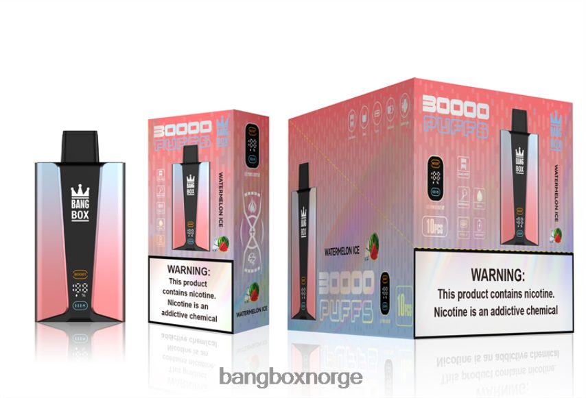 Bang Box Oslo HRX44886 vannmelon is | Bang Box 30000 puffs smartskjerm