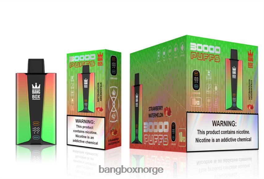 Bang Box Vape HRX44875 jordbær vannmelon | Bang Box 30000 puffs smartskjerm