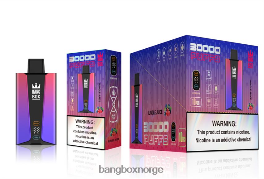 Bang Box Vape HRX44878 jungeljuice | Bang Box 30000 puffs smartskjerm