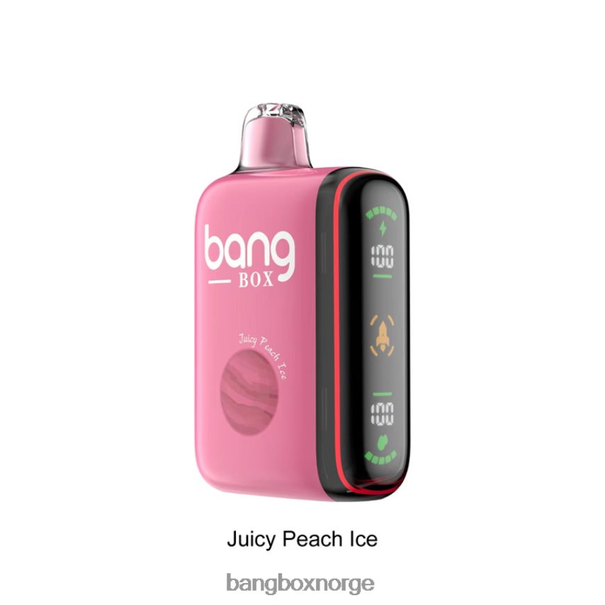 Bang Box Oslo HRX44829 saftig ferskenis | Bang Box 9000-18000 puffs intelligent kraftdisplay