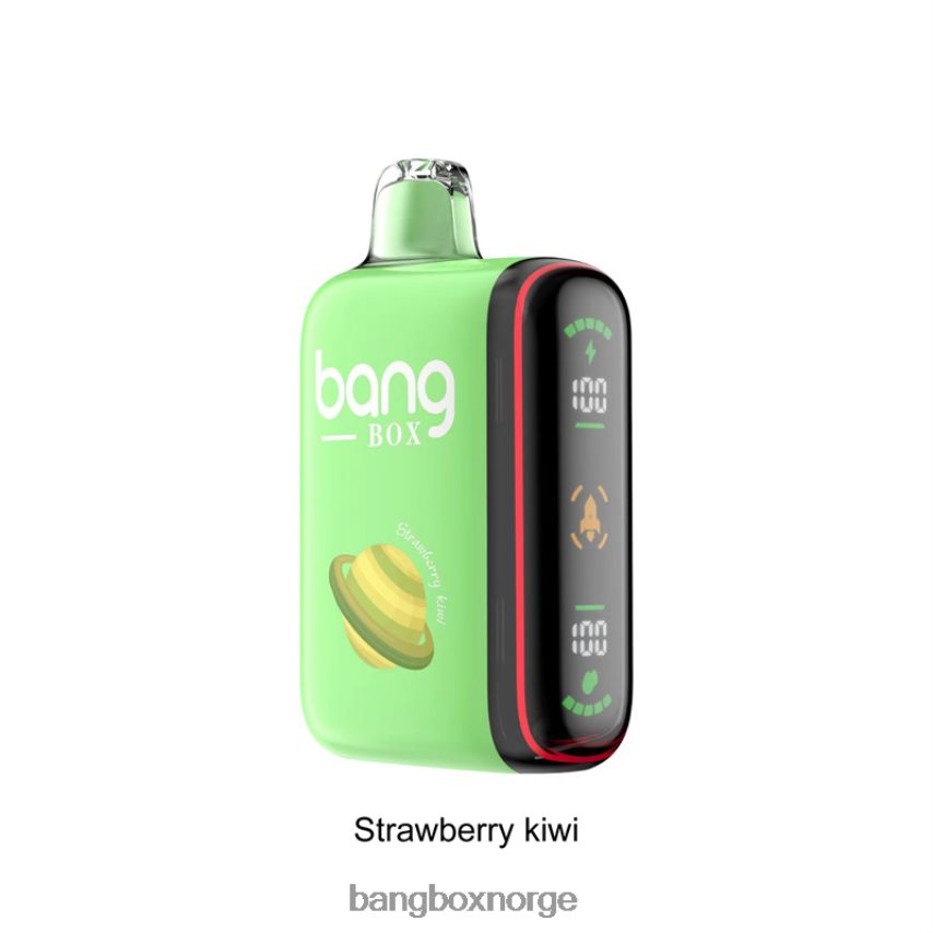 Bang Box Vape HRX44827 jordbær kiwi | Bang Box 9000-18000 puffs intelligent kraftdisplay
