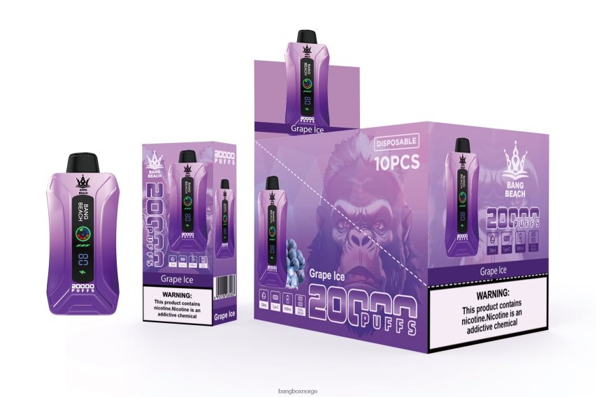 Bang Box Norge HRX44810 drue is | Bang Beach 20000 puffs smart screen vape