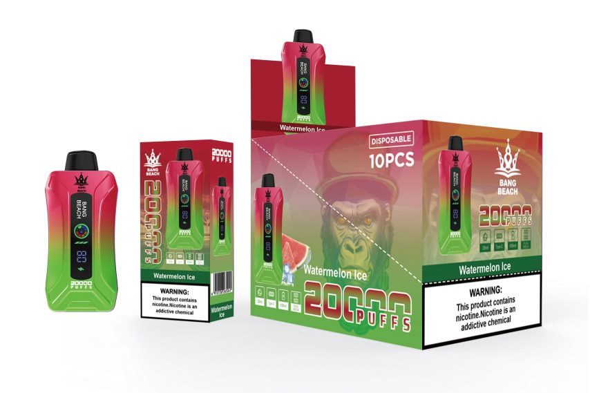 Bang Box Norge HRX4487 vannmelon is | Bang Beach 20000 puffs smart screen vape
