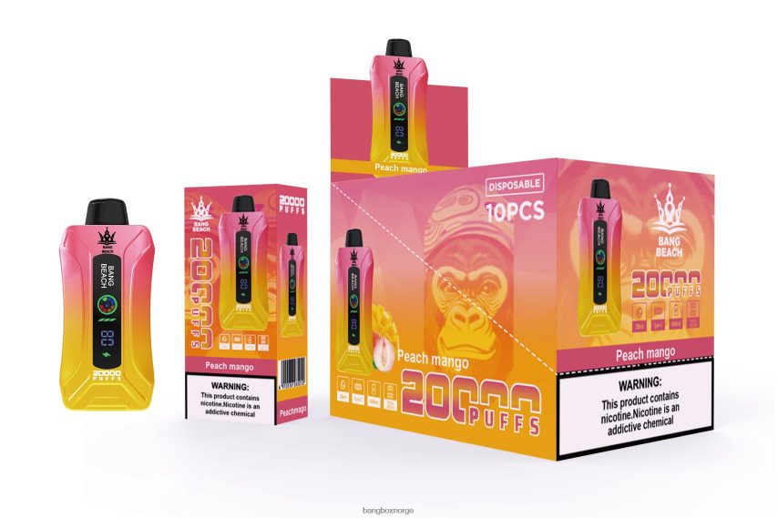 Bang Box Oslo HRX4482 fersken mango | Bang Beach 20000 puffs smart screen vape